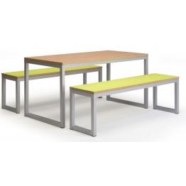 URBAN Dining Bench Tables & Bench Seating 25mm Laminate Table Tops (Std Frame Colours)