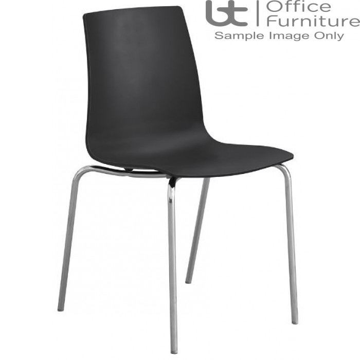 Stanza Black Cafe/Bistro/Canteen Chair