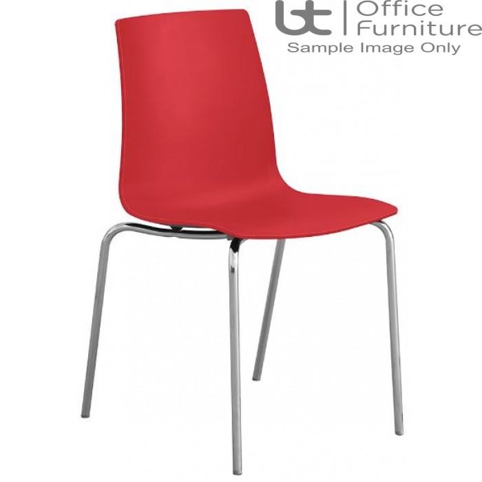 Stanza Red Cafe/Bistro/Canteen Chair