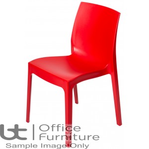 Strata Red Cafe/Bistro/Canteen Chair